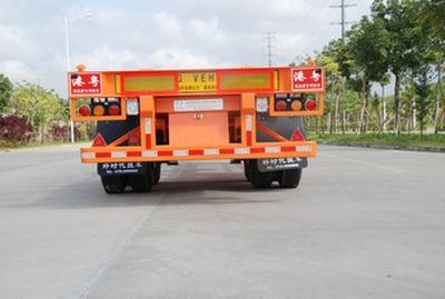 Hong Kong and Guangdong  HSD9350TJZG Container transport semi-trailer