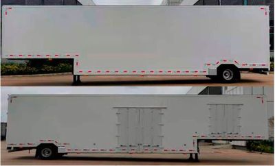 Jungle  LCL9180XXY Aluminum alloy box transport semi-trailer