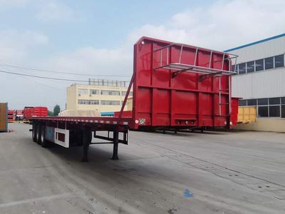 Guangke brand automobiles YGK9401P Flat semi-trailer