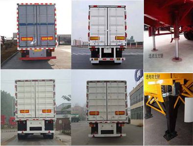 Liangshan Dongyue  CSQ9270XXYB Box transport semi-trailer