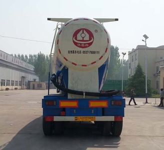 Huayue Xing brand automobiles FNZ9403GFL Medium density powder material transportation semi-trailer