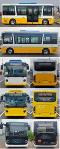 Baichen  GTZ6706BEVB Pure electric low entry city buses