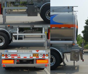 Ouman  HFV9400GRYB Aluminum alloy flammable liquid tank transport semi-trailer