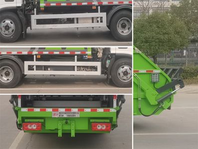 Chufei  CLQ5090ZYS6BJL Compressed garbage truck