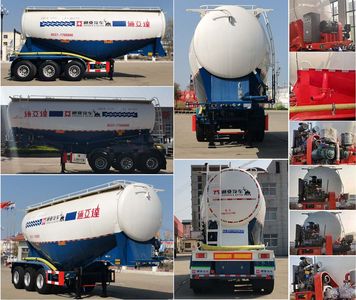 Tongyada  CTY9403GFLT37 Medium density powder material transportation semi-trailer