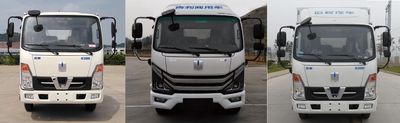 Remote license plate car DNC5047XXYBEVL1 Pure electric box type transport vehicle