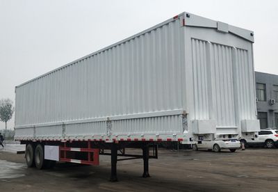 Huayue Xing brand automobiles FNZ9350XYK Wing opening box semi-trailer