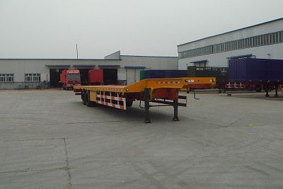 Juwang ZJW9281TDPLow flatbed semi-trailer