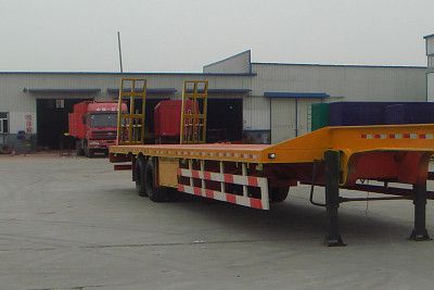 Juwang  ZJW9281TDP Low flatbed semi-trailer