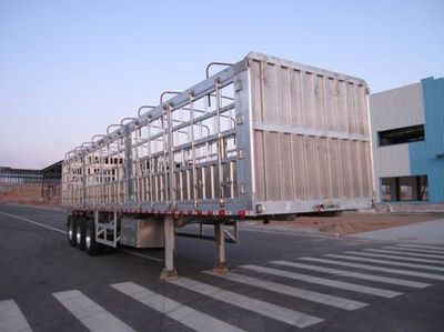 Mengkai MK9400CCYLHAluminum alloy warehouse grate transport semi-trailer