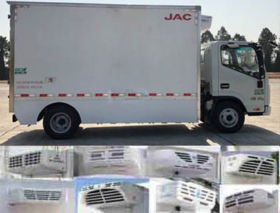 Jianghuai brand automobiles HFC5060XLCEV1 Pure electric refrigerated truck