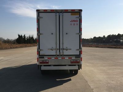 Jianghuai brand automobiles HFC5060XLCEV1 Pure electric refrigerated truck