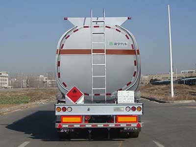 Lingyu  CLY9404GRYG Flammable liquid tank transport semi-trailer