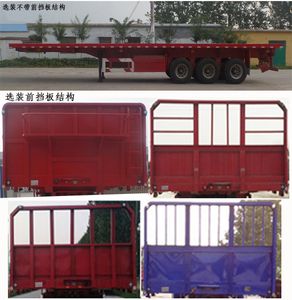 Yinqi  TTY9400ZZXP Flat dump semi-trailer