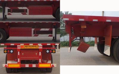 Yinqi  TTY9400ZZXP Flat dump semi-trailer