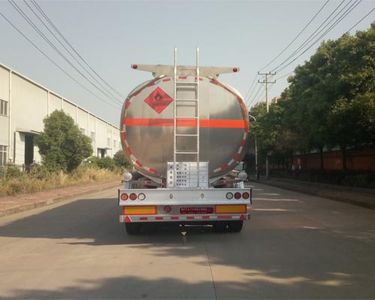 Tianwei Yuan  TWY9402GYYL Aluminum alloy oil transport semi-trailer