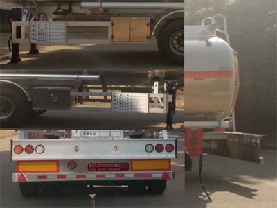 Tianwei Yuan  TWY9402GYYL Aluminum alloy oil transport semi-trailer