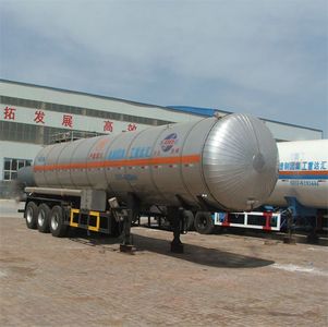 Huida brand automobiles YHD9405GYQ1 Semi trailer for liquefied gas transportation