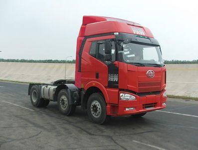 Jiefang Automobile CA4220P66K24T3E Flat head diesel semi-trailer tractor