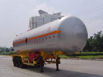 Jiuyuan KP9406GYQSBSemi trailer for liquefied gas transportation