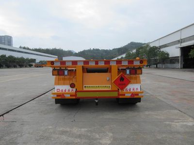 Minxing  FM9350TWY Transport semi-trailer of dangerous goods tank frame