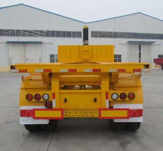 Kuangshan  JKQ9351ZZXP Flat dump semi-trailer