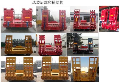 Liangshan Dongyue  CSQ9370TDP Low flatbed semi-trailer