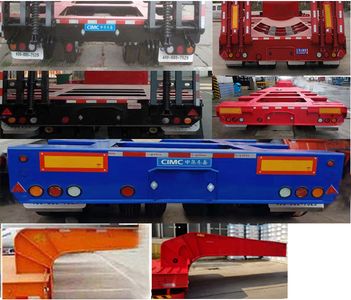 Liangshan Dongyue  CSQ9370TDP Low flatbed semi-trailer