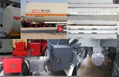 Ruijiang  WL9404GRY Flammable liquid tank transport semi-trailer