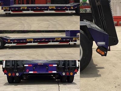 Huajun  ZCZ9400TDPHJG Low flatbed semi-trailer