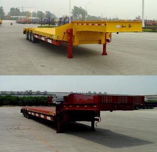 Huajun  ZCZ9280TD Low flatbed semi-trailer