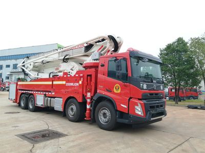 Zhonglian Automobile ZLF5410JXFJP50 Lifting and spraying fire trucks