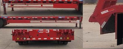 Dongzheng Automobile ADZ9405TDP Low flatbed semi-trailer