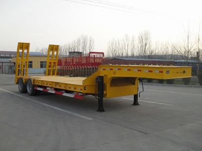 Haotong  LWG9350TDP Low flatbed transport semi-trailer