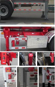 Tonghua  THT9400GDGB Tank transport semi-trailer for toxic and infectious substances