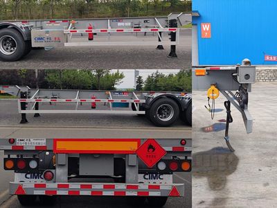 CIMC ZJV9403TWYQDX Transport semi-trailer of dangerous goods tank frame