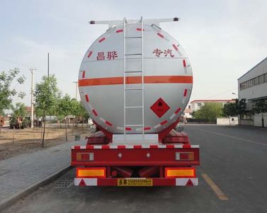 Changhua  HCH9400GRYJC Aluminum alloy flammable liquid tank transport semi-trailer