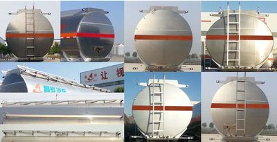 Changhua  HCH9400GRYJC Aluminum alloy flammable liquid tank transport semi-trailer