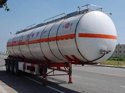 Jinbi  PJQ9404GRYC Flammable liquid tank transport semi-trailer