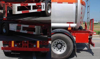 Jinbi  PJQ9404GRYC Flammable liquid tank transport semi-trailer