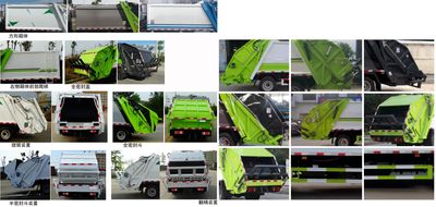 Zhongjie Automobile XZL5076ZYS6 Compressed garbage truck