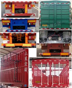 Junwei Yida Automobile BFL9400CCY Gantry transport semi-trailer