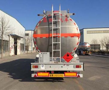 Changhua  HCH9406GRYYGC Aluminum alloy flammable liquid tank transport semi-trailer