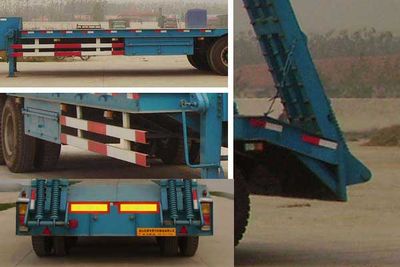 Aotong  LAT9190TDP Low flatbed semi-trailer