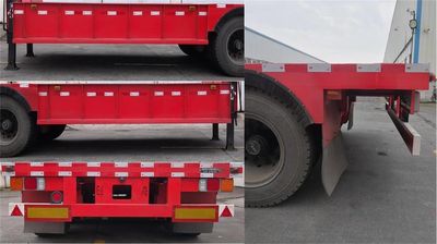 Yamakawa  SCQ9340TDP Low flatbed semi-trailer