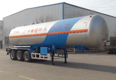 Changhua  HCH9407GYQB Semi trailer for liquefied gas transportation