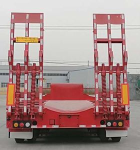 Shengchuan Da brand automobiles HSF9400TDP Low flatbed semi-trailer