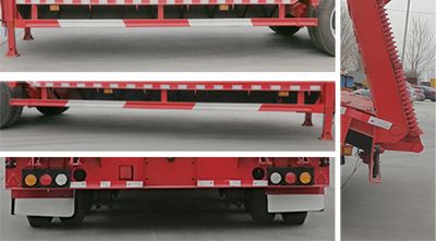 Shengchuan Da brand automobiles HSF9400TDP Low flatbed semi-trailer