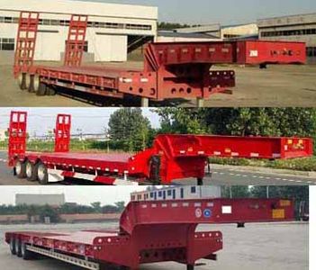 Shengchuan Da brand automobiles HSF9400TDP Low flatbed semi-trailer