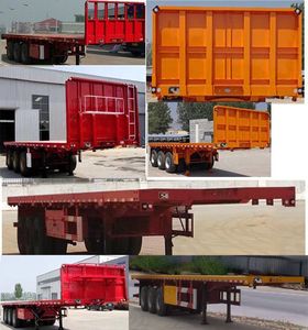 Xinyongcheng brand automobiles YJH9401TPB Flat transport semi-trailer